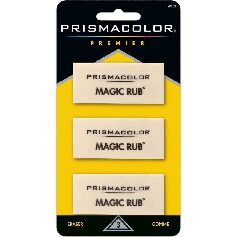 Prismacolor MAGIC RUB Art Eraser Vinyl 3/Pack 70503, 1 of 5