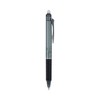 Pilot FriXion Clicker Erasable Gel Pen, Retractable, Extra-Fine 0.5 mm, Black Ink, Black Barrel, Dozen - image 2 of 4