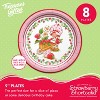 Treasures Gifted Strawberry Shortcake Dinner Plates 9in - Disposable Paper Plates - Strawberry Shortcake Birthday Party Supplies - 2 of 4