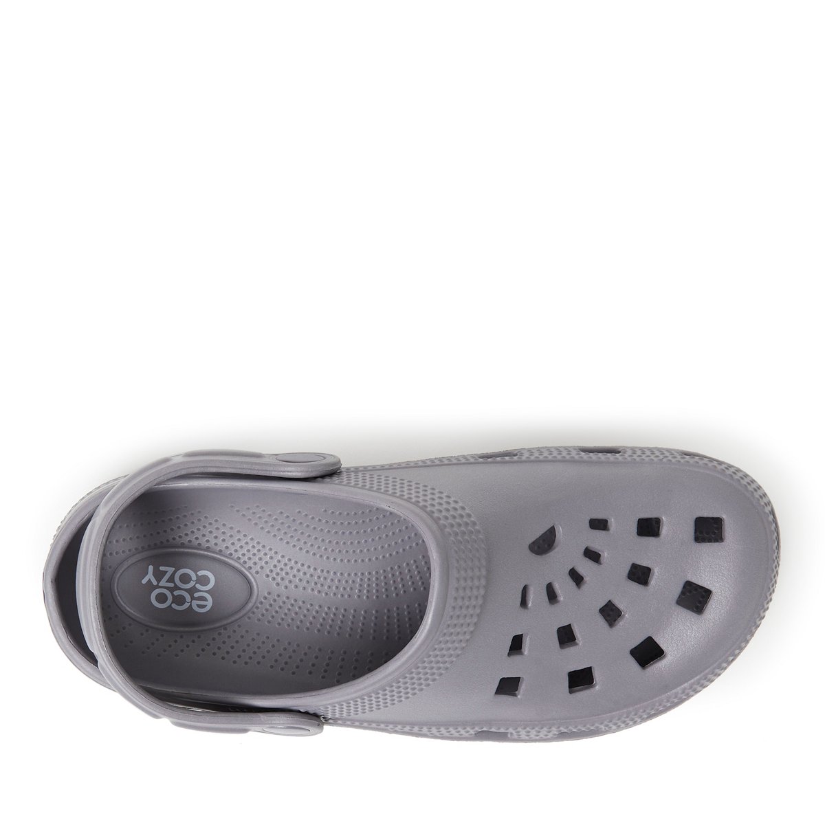 Женские сабо Dearfoams EcoCozy Women's Sustainable Clog - Medium Grey Size 9 — фото 5