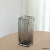 Uniquewise Set of 2 Square Frosted Clear Glass Table Vase - A Timeless Centerpiece for Dining Tables, Living Rooms, Bedrooms, Hotel Reception Areas - 3 of 4