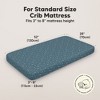 KeaBabies 2pk Soothe Fitted Crib Sheets Neutral, Organic Baby Crib Sheets, Fits Standard Nursery Baby Mattress - 3 of 4