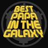 Men's Star Wars: A New Hope Galactic Empire Best Papa in the Galaxy Distressed T-Shirt - image 2 of 4