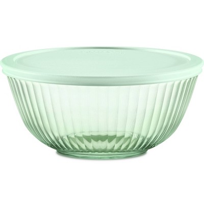 Pyrex® Sculpted Tinted 2qt Lidded Mixing Bowl Green