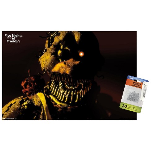  Trends International Five Nights at Freddy's: Security Breach -  Group Wall Poster, 22.375 x 34, Poster & Mount Bundle : Home & Kitchen