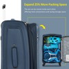 Lyngins 20/24/28 Inch 3PCs Softside Luggage Sets with TSA Lock,Upright Carry on Luggage,Lightweight Expandable Suitcase Sets for Family Trips - 4 of 4