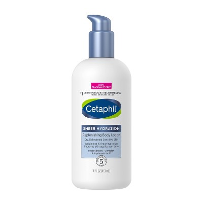 Cetaphil Sheer Hydration Replenishing Fragrance Free Body Lotion - 16 fl oz