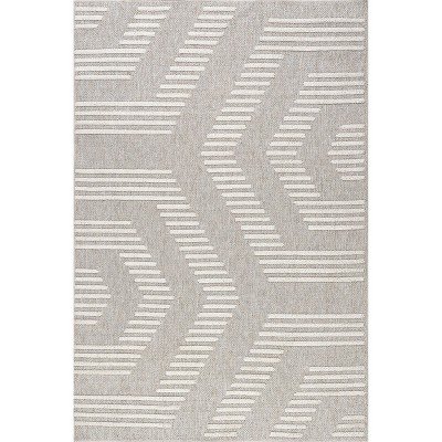 Nuloom Janiya Abstract Hexagon Machine Washable Area Rug