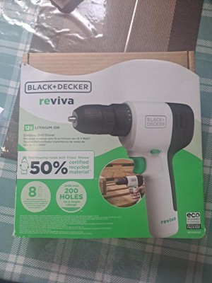 BLACK+DECKER Reviva 12-volt Max 3/8-in Keyless Right Angle Cordless Drill  (Charger Included in the Drills department at