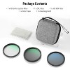 Boersma 58mm UV/CPL/ND Lens Filter Kit with Hard Shell Storage Case, UV + Circular Polarizer (CPL) + Neutral Density (ND4) Filter for Camera Lens - 4 of 4