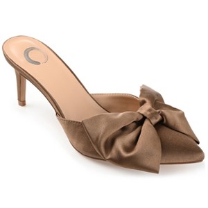 Journee Women's Tiarra Medium and Wide Width Evening Pumps - 1 of 4