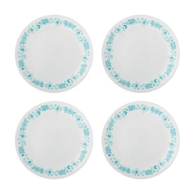 LunaLulinlk 4-Piece Dinner Plate Set , Teal