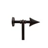 Metal Arrow Bookends Set of 2 (3-1/2"H) - Storied Home: Cast Iron, Antique Bronze Finish, Decorative Accessory - 4 of 4