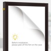 Aghana Digitals Cherry Brown UV-Resistant Jersey Display Case with Acrylic Door, MDF Frame, Hanger - 3 of 4