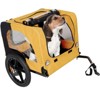 Akoasm Quick Detachable Folding Frame With Anti slip bottom plate & Hidden Towing Rope For Small And Medium Pets trailer - Yellow - 2 of 4