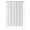 Scalloped Woven Fabric Shower Curtain - 4 of 4