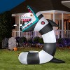 Gemmy Animated Airblown Inflatable Beetlejuice Sandworm w/LEDs Giant WB , 9.5 ft Tall, Multicolored - 2 of 2