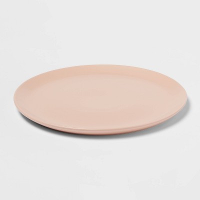 12" Stoneware Acton Serving Platter Pink - Threshold™