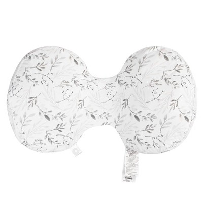 Boppy Side Sleeper Pregnancy Pillow - Gray Falling Leaves