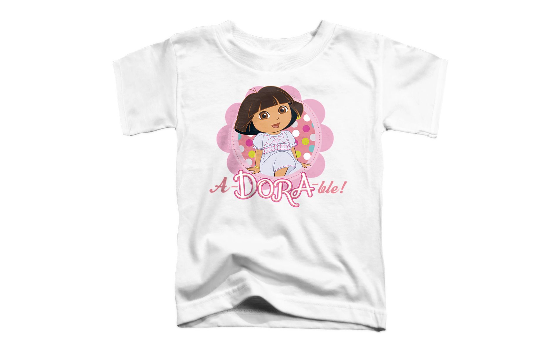 Toddler Boys' Dora the Explorer Adorable! T-Shirt (2T) White