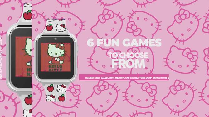 Girls&#39; Hello Kitty Interactive Smartwatch, 2 of 5, play video