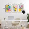 Stupell Industries Drifting Bloom Botanicals 3pc Framed Print Under Glass Set - 3 of 4