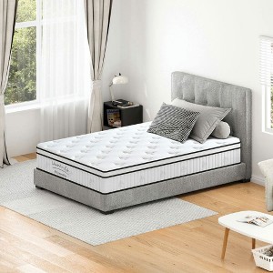 Resenkos Queen Mattress, 10 Inch Hybrid Queen Mattress in a Box, Individual Pocket Spring Bed Mattress, Medium Firm Mattress - 1 of 4