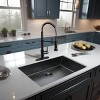 PROOX 32 in. Undermount Single Bowl 18 Gauge Stainless Steel Kitchen Sink with Bottom Grids and Basket Strainer - 4 of 4