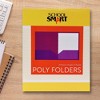 FOLDER SCHOOL SMART TWO-POCKET HEAVYWEIGHT POLY - 4 of 4