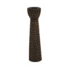 Sagebrook Home 16" Ceramic Spiked Candle Holder - Contemporary Black and Gold Gothic Bold Decorative Candle Holder for Home, Office, Event Decor - 4 of 4