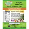 Larissa Veronica Pumpkin Cheesecake Sumatra Decaf Coffee (Gourmet, Naturally Flavored, Whole Coffee Beans) (16 oz, ZIN: 564045) - 2 of 4