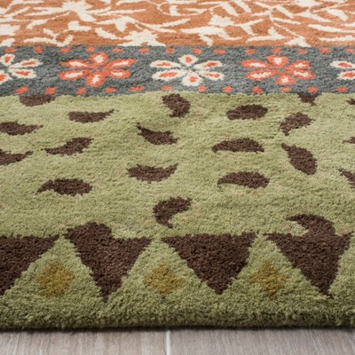 Ivory Hand-Tufted Wool 4' x 6' Rectangular Area Rug