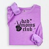 Simply Sage Market Bad Moms Club Skeleton Lightweight Garment Dyed Sweatshirt - 2 of 4