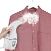 Conair Portable Garment Steamer White GS2WB: Travel-Size Handheld Steamer for Clothes, 1100W, 5-Min Steam, 8' Cord - 3 of 4