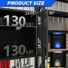 TinyHomie Wall-Mounted Garage Storage Cabinet with Lockable Doors and Adjustable Shelves, Durable Metal Hanging Tool Cabinet for Utility Rooms - 3 of 4