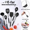 Itopfox 14-Piece Silicone Cooking Utensil Set with Holder, Spatula, Ladle, Spoon, Tong for Nonstick Cookware, Heat Resistant & Stainless Steel Handle - 4 of 4