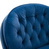 CAVINAS 360° Swivel Accent Chair with Ottoman,Modern Lazy Chair for Living Room,Upholstered Armchair with Metal Base,Living Room Furniture - 2 of 4