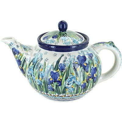 Blue Rose Polish Pottery 60 Ceramika Artystyczna Medium Teapot