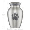Reminded Pet Cremation Urns for Dog and Cat Ashes, Memorial Paw Print Urn - 4 of 4