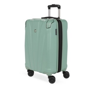 SWISSGEAR Cascade Hardside with Cupholder Carry-on Suitcase - Green - 1 of 4