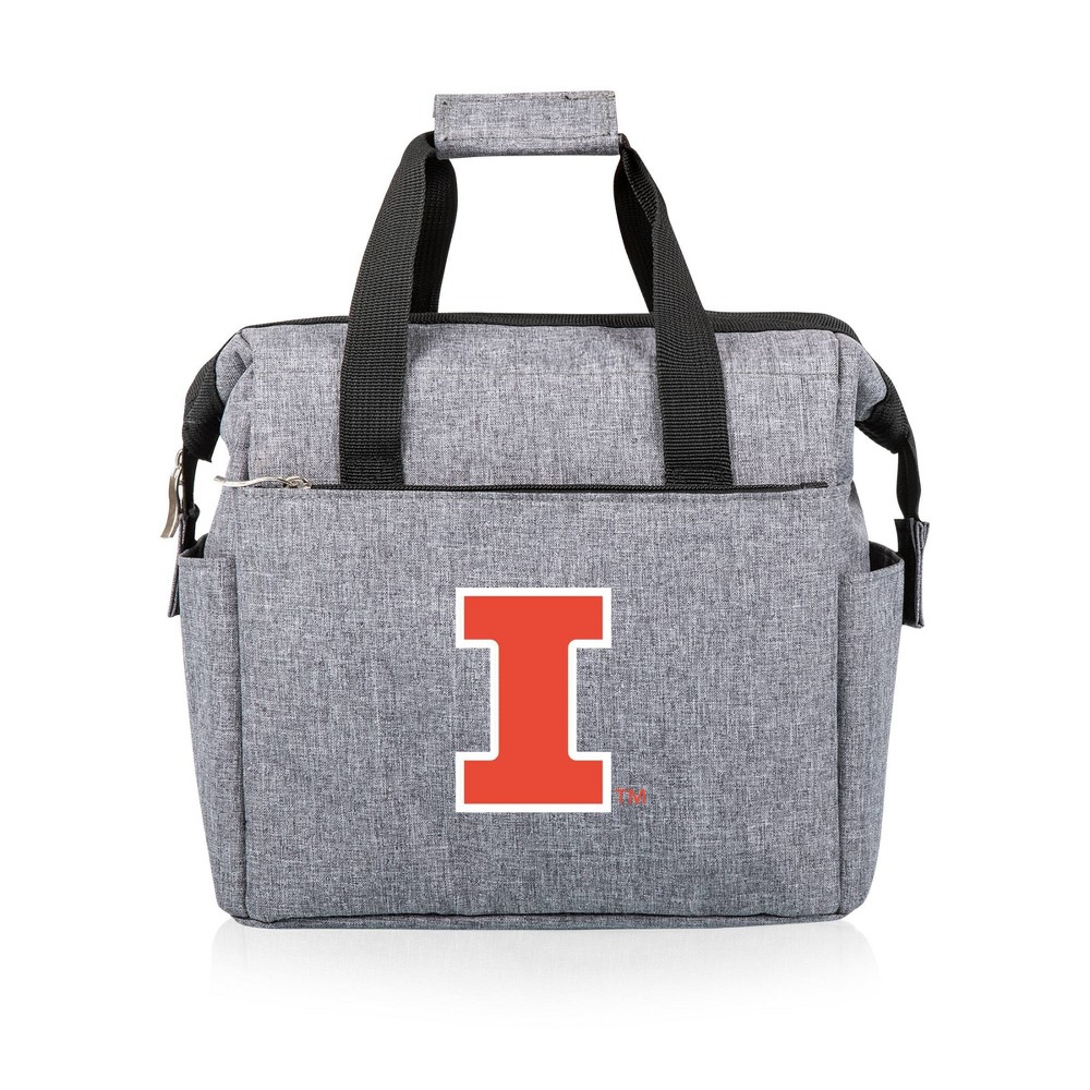 Photos - Food Container NCAA Illinois Fighting Illini On The Go Lunch Cooler - Gray