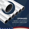 Yescom Bravery 20ft 13 Gauge Thicken Sectional Flag Pole Kit for Outside House with USA Flag Top Sliver - 2 of 4