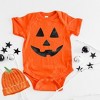 The Juniper Shop Watercolor Jack-O-Lantern Face Baby Bodysuit - 2 of 3