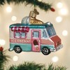 Old World Christmas Blown Glass Ornament for Christmas Tree, Ice Cream Truck - 2 of 4