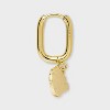 Bijoux Sport by Luv Aj MLB Gold Logo Huggie Earrings - 3 of 3