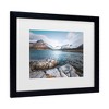 Trademark Fine Art Philippe Sainte Laudy Blue Fjord Matted Framed Art - 3 of 4