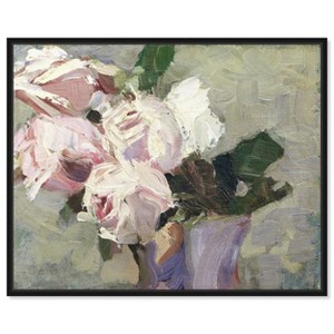 Art Remedy Blooming Vase Chic Farmhouse Wall Art Framed - 1 of 4