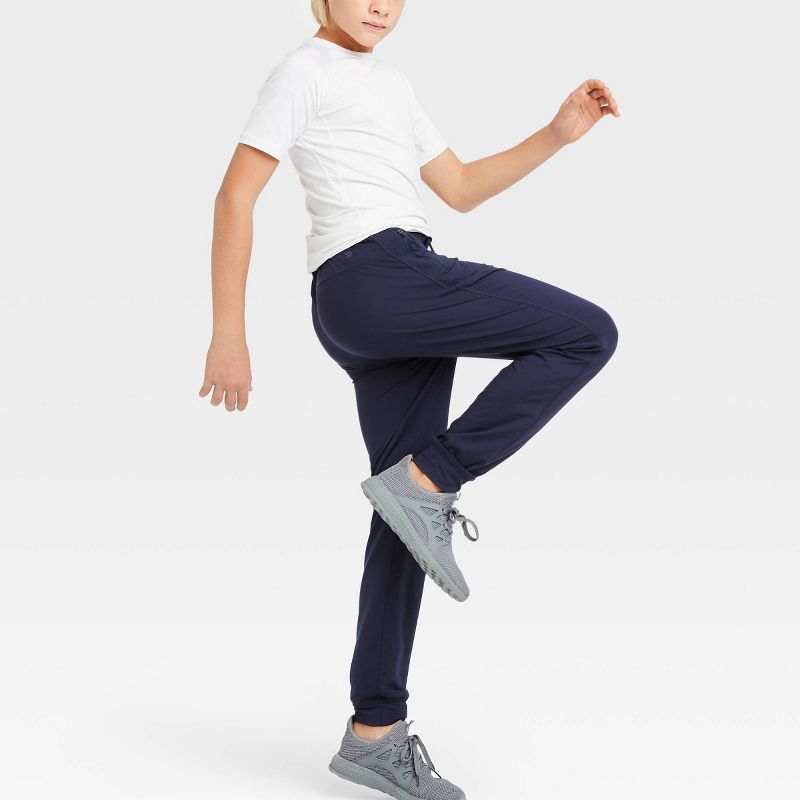Boys' Soft Gym Jogger Pants - All In Motion™, 4 of 8