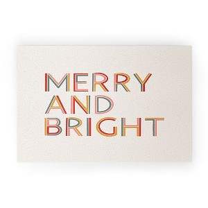 Rachel Szo Merry and Bright Light Looped Vinyl Welcome Mat - Society6 - 1 of 4