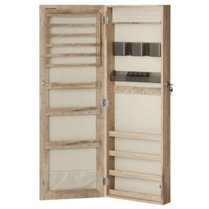 SONGMICS Jewelry Cabinet Storage Wall-Mounted Jewelry Organizer Armoire Full-Length Mirror - 1 of 4